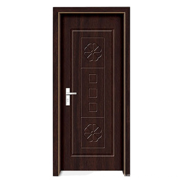 2020 high quality mdf pvc door water proof wooden door interior room